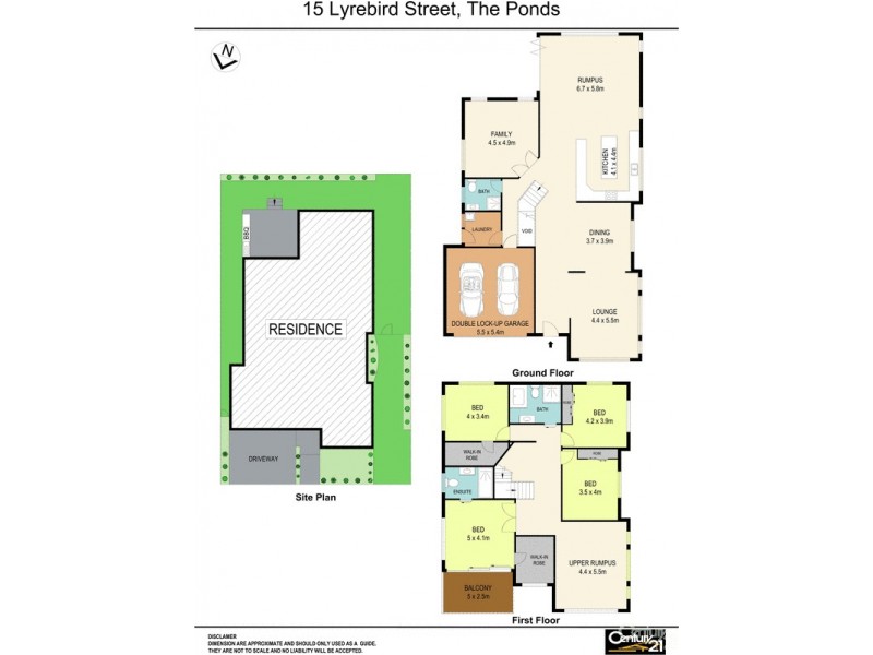 15 Lyrebird Crescent, The Ponds NSW 2769 Floorplan