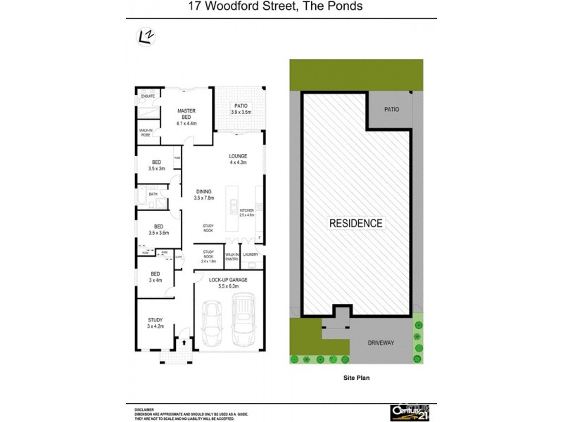 17 Woodford Street, The Ponds NSW 2769 Floorplan