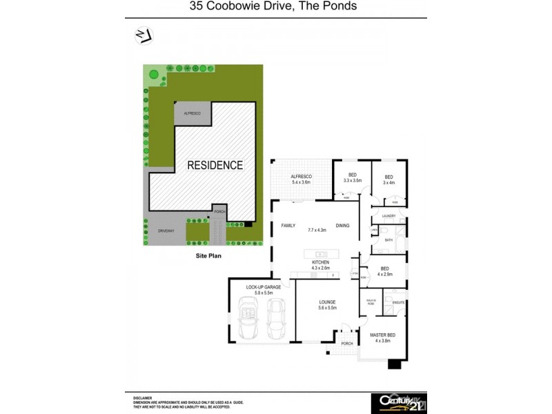 35 Coobowie Drive, The Ponds NSW 2769 Floorplan