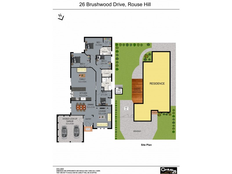 26 Brushwood Drive, Rouse Hill NSW 2155 Floorplan