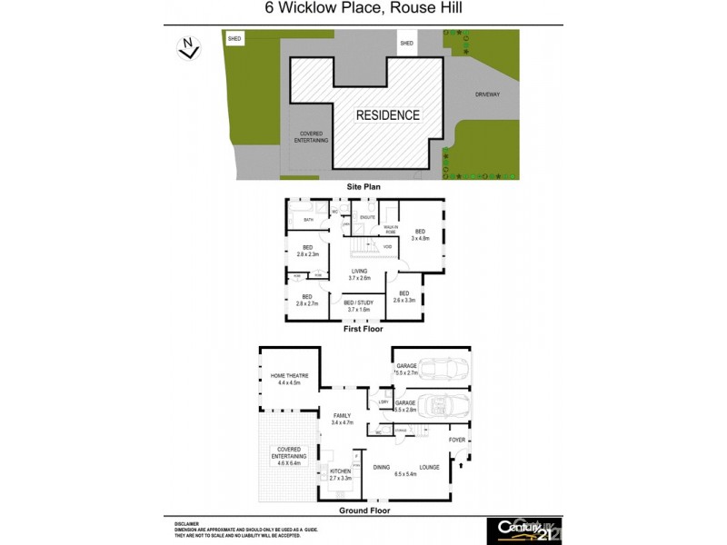 6 Wicklow Place, Rouse Hill NSW 2155 Floorplan