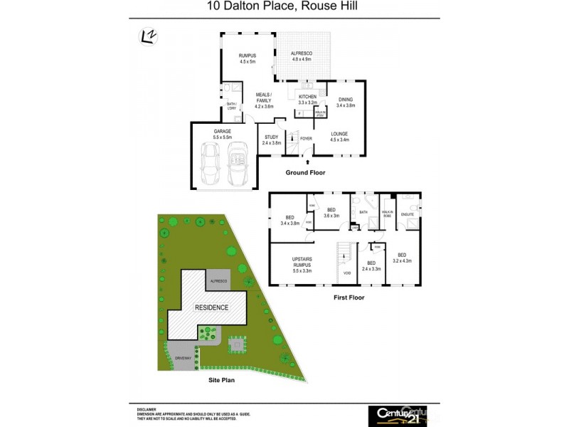 10 Dalton Close, Rouse Hill NSW 2155 Floorplan