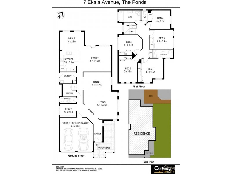 7 Ekala Avenue, The Ponds NSW 2769 Floorplan