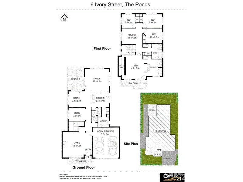 6 Ivory Street, The Ponds NSW 2769 Floorplan