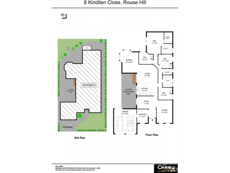 9 Kindilen Close, Rouse Hill NSW 2155 Floorplan