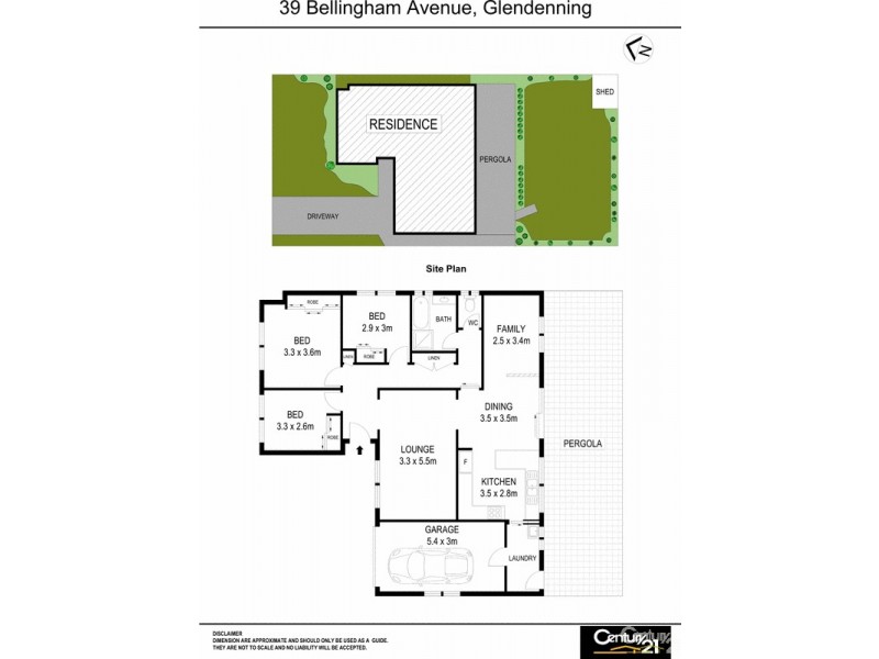 39 Bellingham Avenue, Glendenning NSW 2761 Floorplan