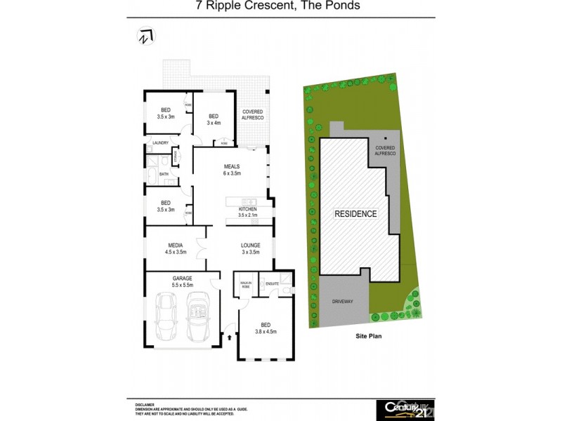 7 Ripple Crescent, The Ponds NSW 2769 Floorplan