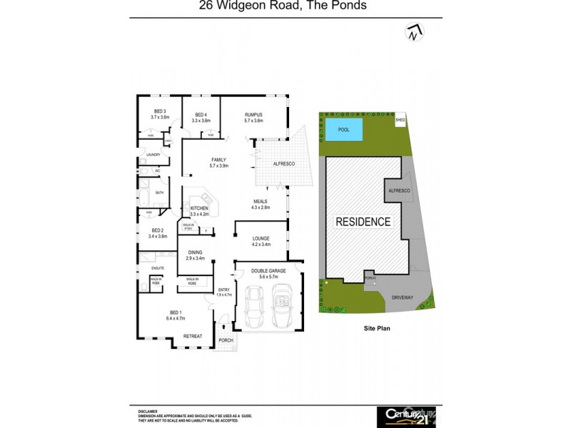 26 Widgeon Road, The Ponds NSW 2769 Floorplan
