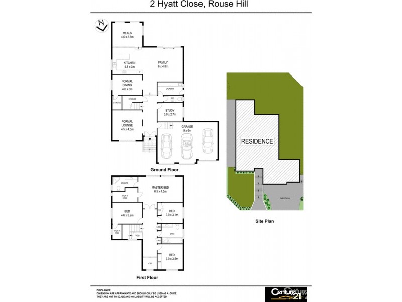 2 Hyatt Close, Rouse Hill NSW 2155 Floorplan