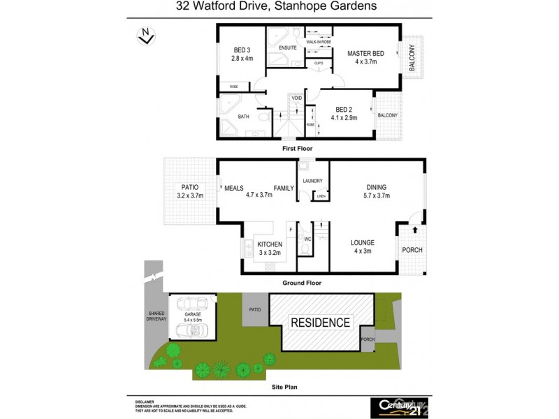 32 Watford Drive, Stanhope Gardens NSW 2768 Floorplan