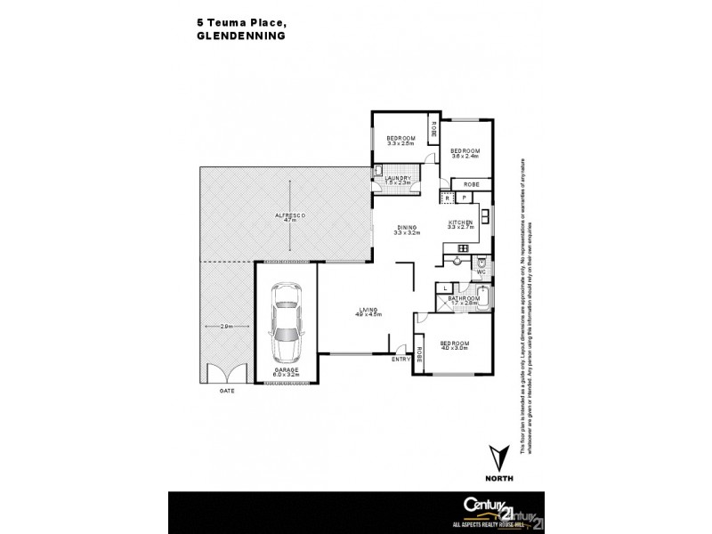 5 Teuma Close, Glendenning NSW 2761 Floorplan
