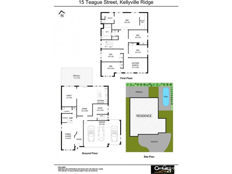 15 Teague Street, Kellyville Ridge NSW 2155 Floorplan