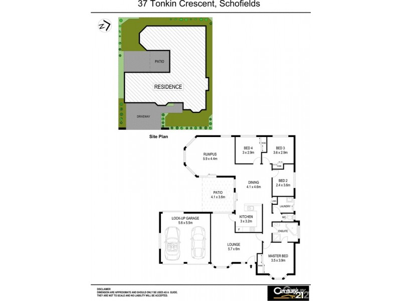 37  Tonkin Crescent, Schofields NSW 2762 Floorplan