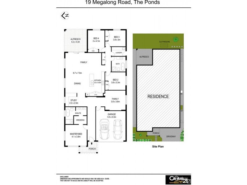 19 Megalong Road, The Ponds NSW 2769 Floorplan