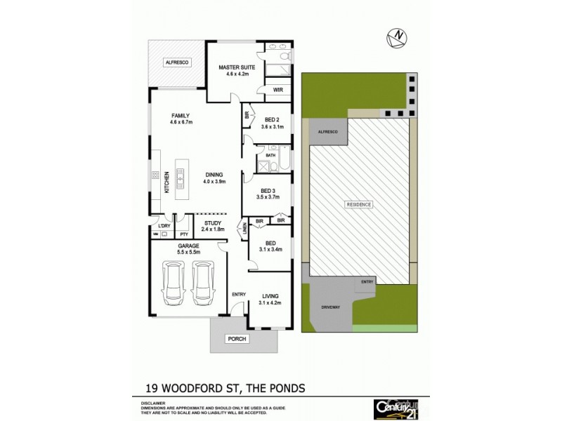 19 Woodford Street, The Ponds NSW 2769 Floorplan