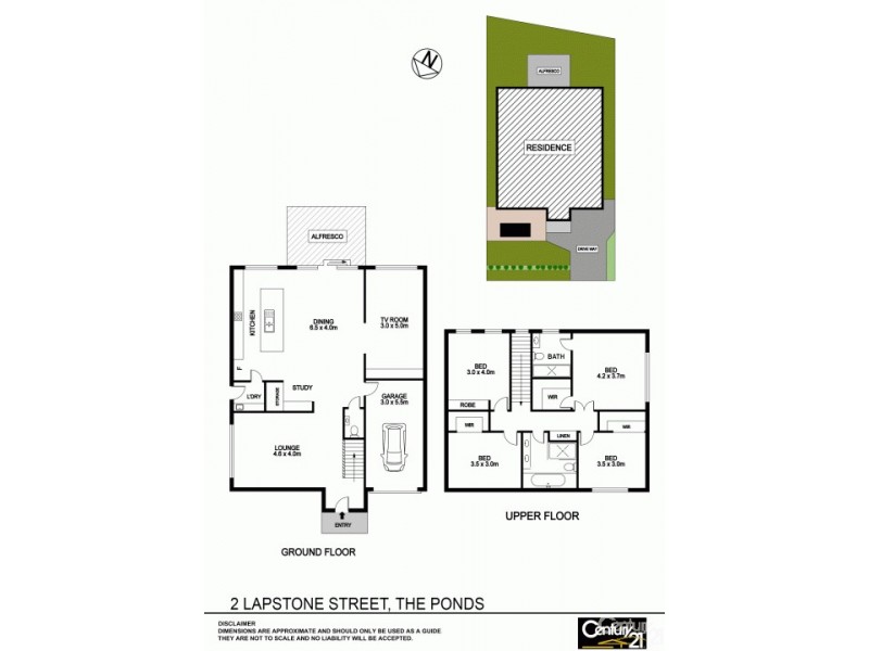 2 Lapstone Street, The Ponds NSW 2769 Floorplan