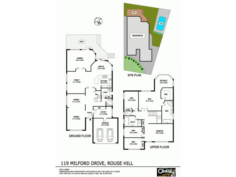 119 Milford Drive, Rouse Hill NSW 2155 Floorplan