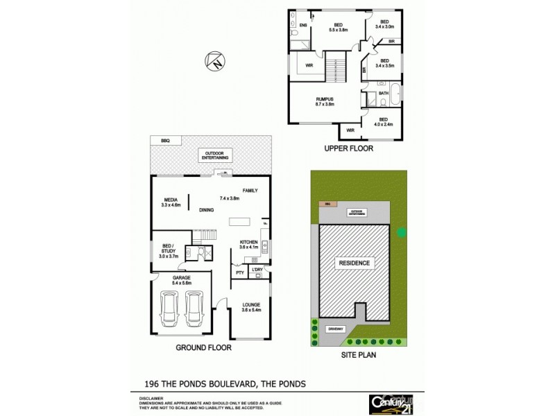 196 The Ponds Boulevard, The Ponds NSW 2769 Floorplan
