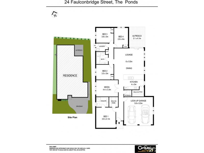 24 Faulconbridge Street, The Ponds NSW 2769 Floorplan