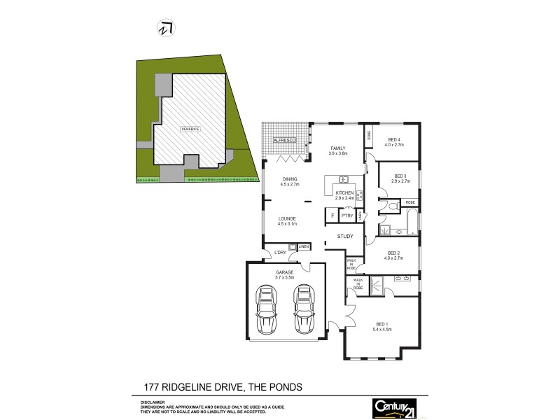 177 Ridgeline Drive, The Ponds NSW 2769 Floorplan