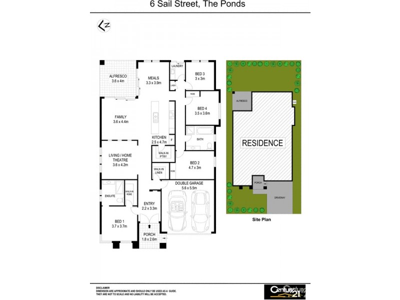 6 Sail Street, The Ponds NSW 2769 Floorplan
