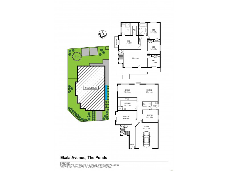 1 Ekala Avenue, The Ponds NSW 2769 Floorplan