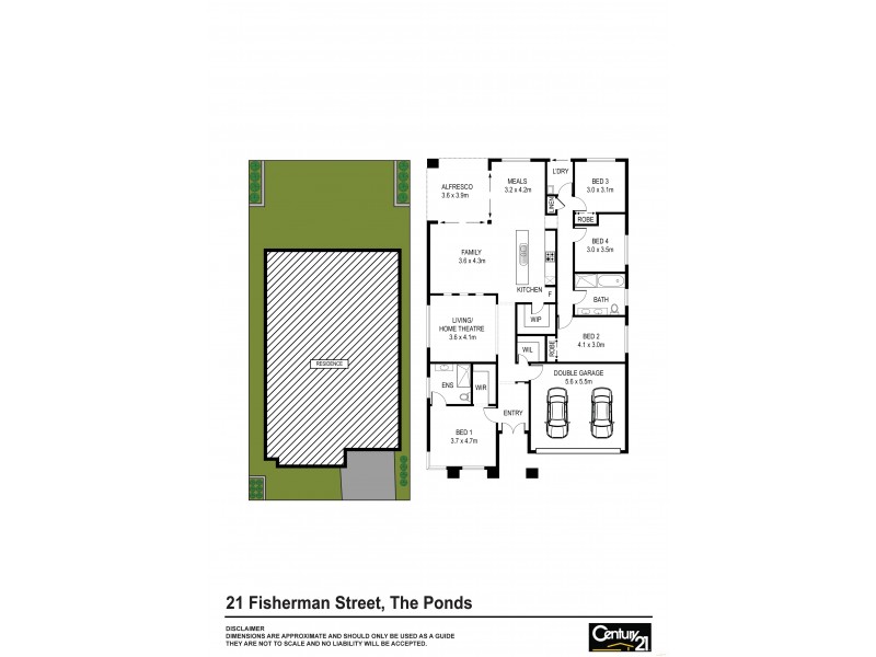21 Fisherman Street, The Ponds NSW 2769 Floorplan