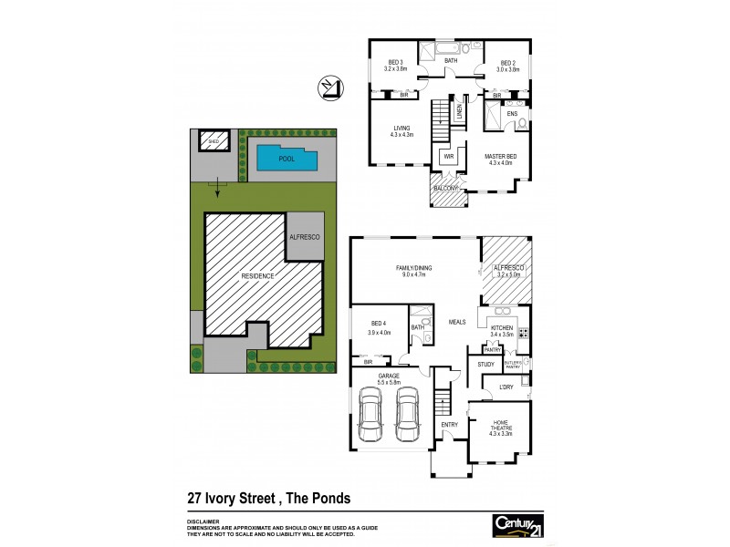 27 Ivory Street, The Ponds NSW 2769 Floorplan
