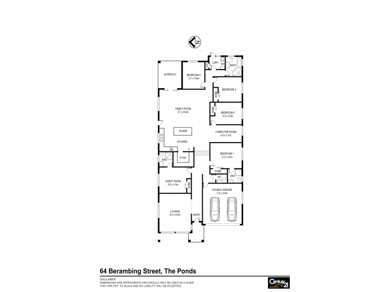 64 Berambing Street, The Ponds NSW 2769 Floorplan