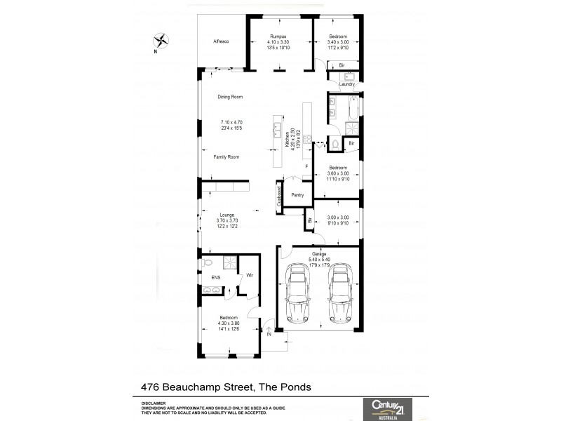 Lot 476 Beauchamp Street, The Ponds NSW 2769 Floorplan