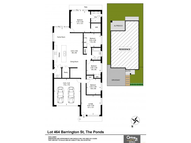 Lot 464 Barrington Street, The Ponds NSW 2769 Floorplan