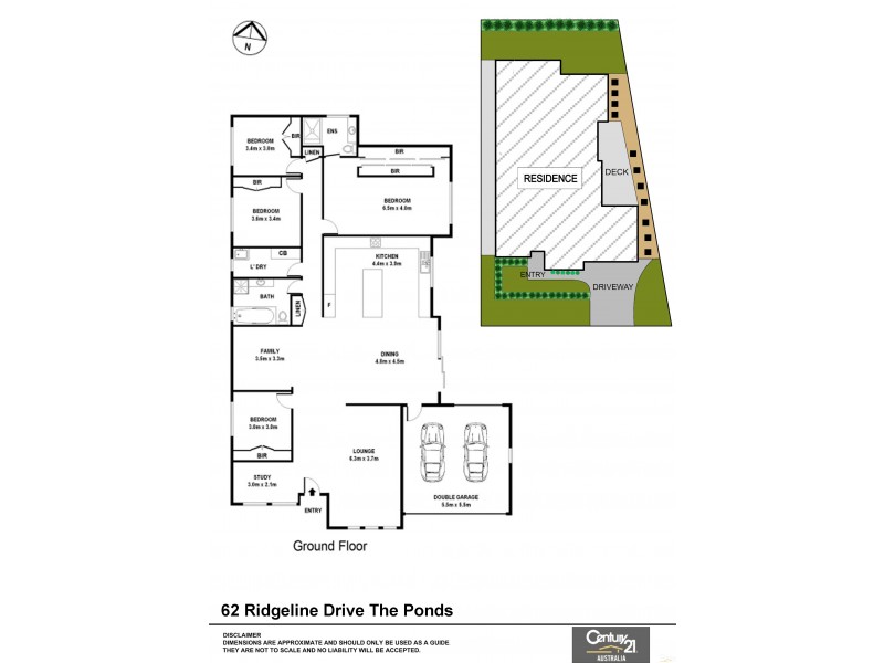 62  Ridgeline Drive, The Ponds NSW 2769 Floorplan