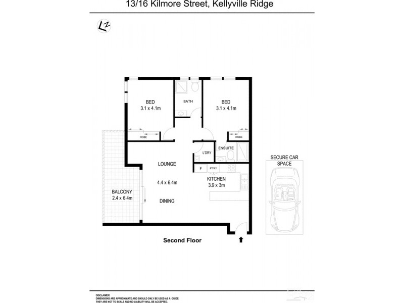 13/16 Kilmore Street, Kellyville Ridge NSW 2155 Floorplan