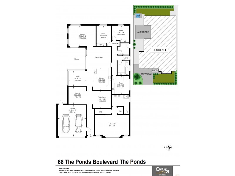 66 The Ponds Boulevard, The Ponds NSW 2769 Floorplan