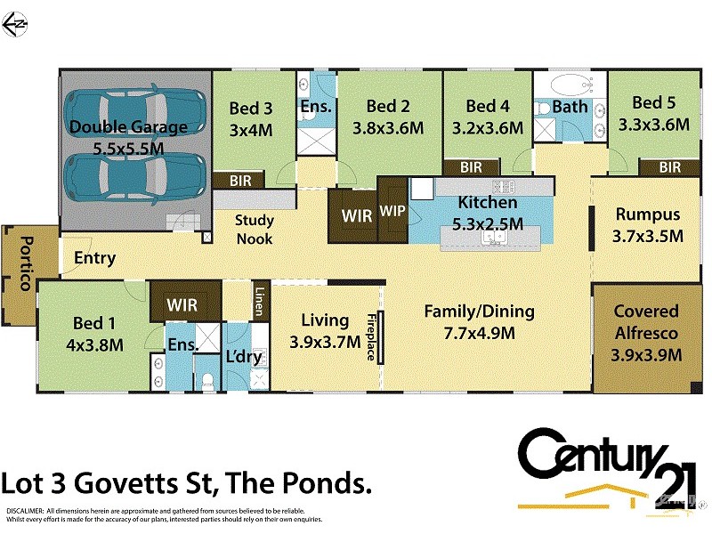 29 Govetts Street, The Ponds NSW 2769 Floorplan