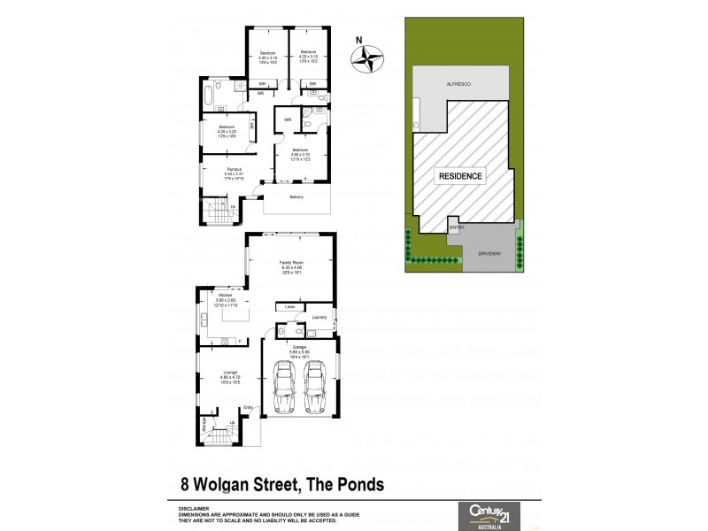 8 Wolgan Street, The Ponds NSW 2769 Floorplan