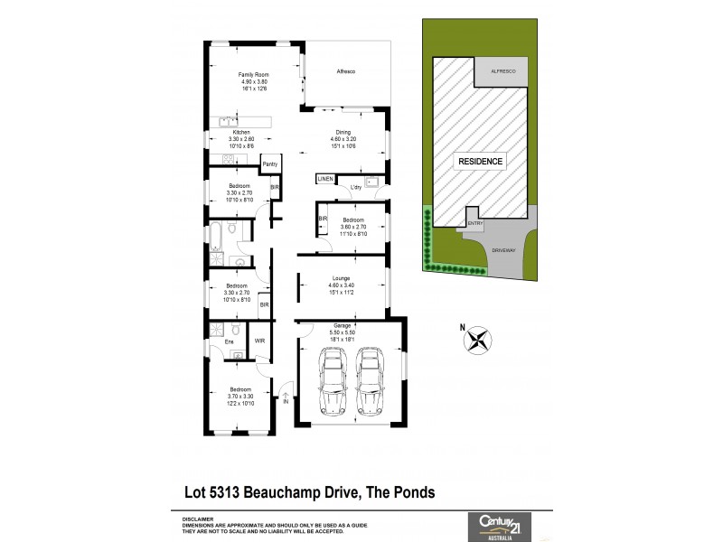 LOT 5313 Beauchamp Road, The Ponds NSW 2769 Floorplan