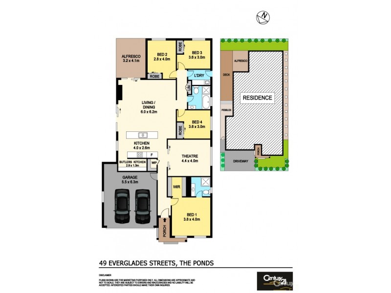 49 Everglades Street, The Ponds NSW 2769 Floorplan