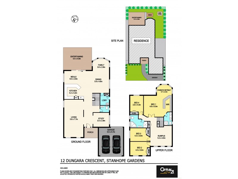 12 Dungara, Stanhope Gardens NSW 2768 Floorplan