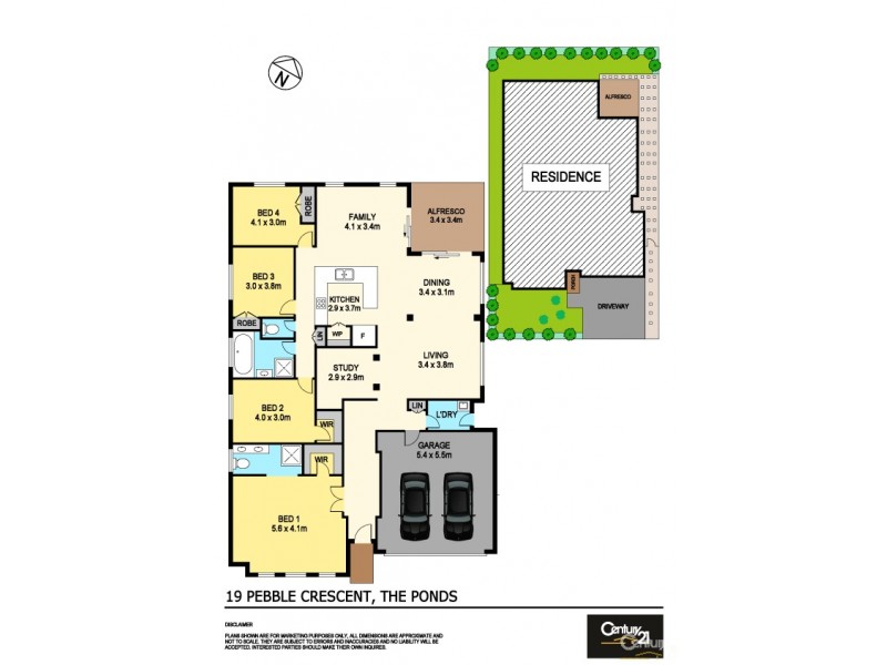 181 The Ponds Boulevard, The Ponds NSW 2769 Floorplan