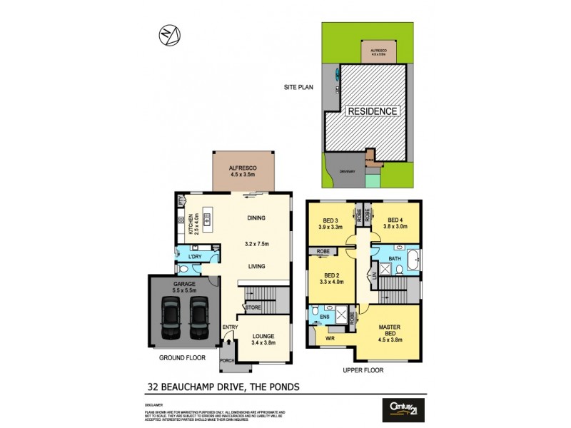 32 Beauchamp Drive, The Ponds NSW 2769 Floorplan