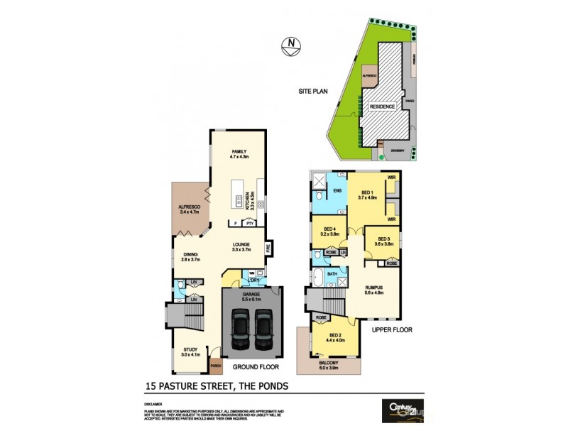 15 Pasture Street, The Ponds NSW 2769 Floorplan