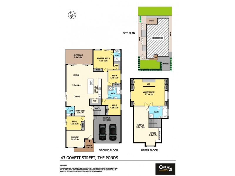 43 Govetts Street, The Ponds NSW 2769 Floorplan
