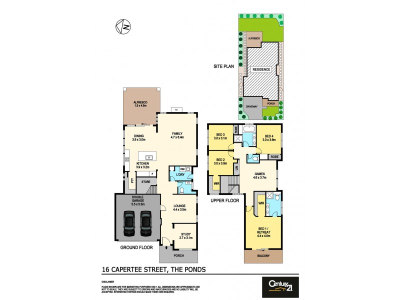 16 Capertee Street, The Ponds NSW 2769 Floorplan