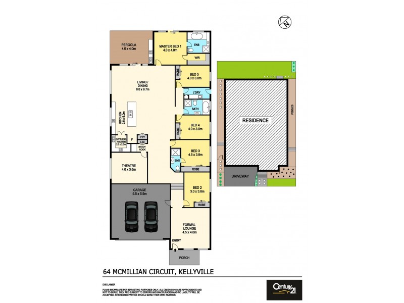 64 McMillian Circuit, Kellyville NSW 2155 Floorplan
