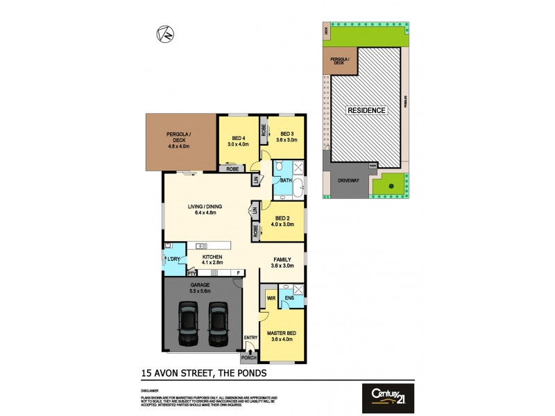 15 Avon Street, The Ponds NSW 2769 Floorplan