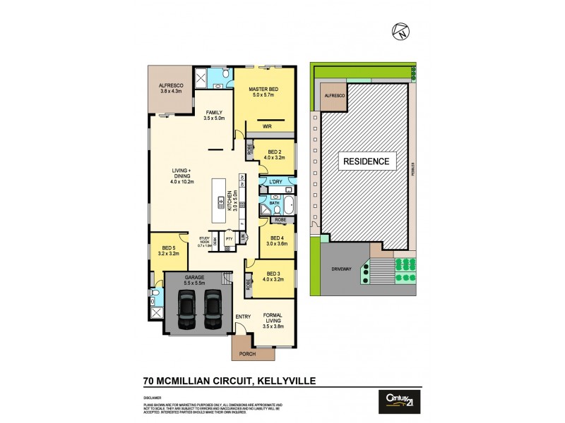 70 McMillian Circuit, Kellyville NSW 2155 Floorplan