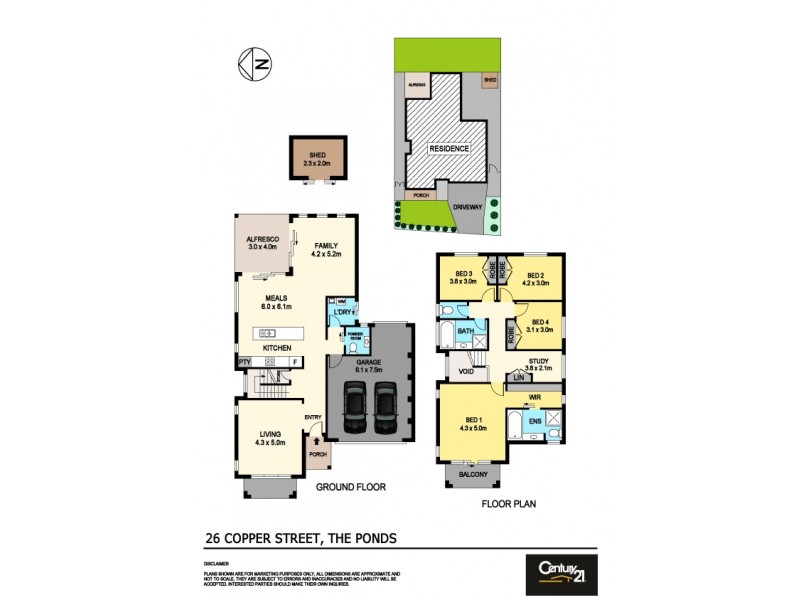 26 Copper Street, The Ponds NSW 2769 Floorplan