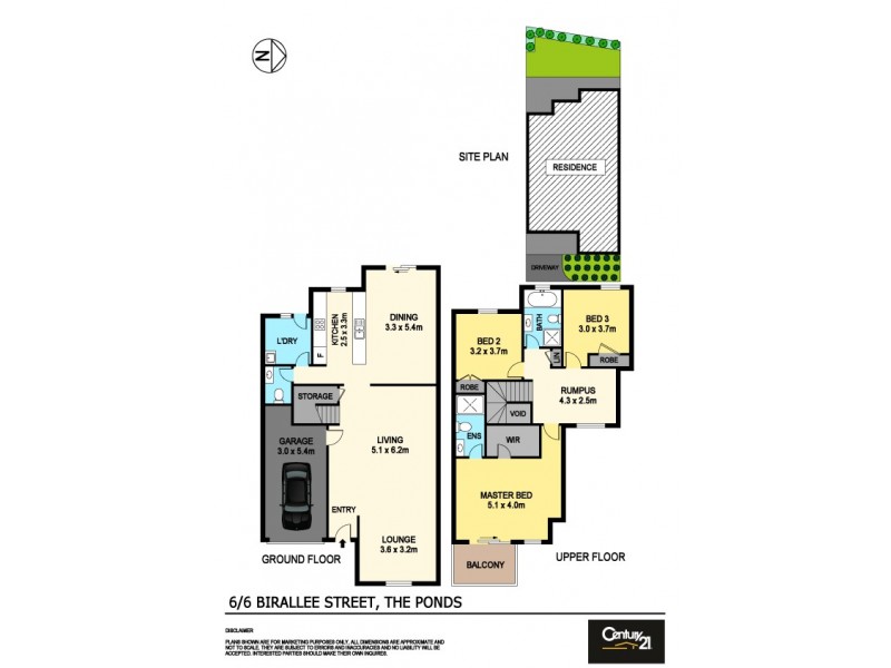 6/6 Birallee Street, The Ponds NSW 2769 Floorplan