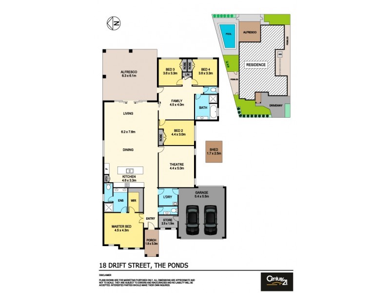 18 Drift Street, The Ponds NSW 2769 Floorplan